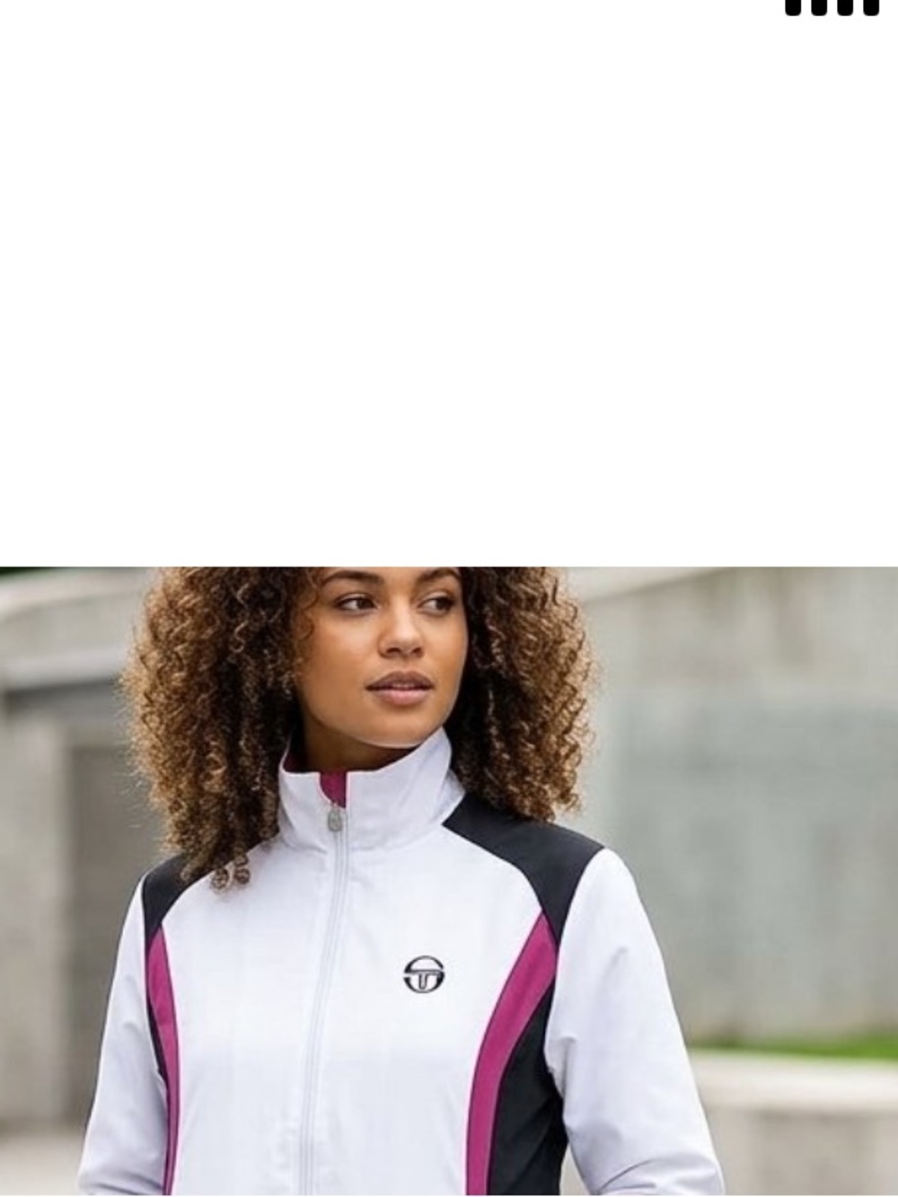 Sergio Tacchini Vintage Y2K Full Zipp Track Windbreaker Jacket Women’s Small